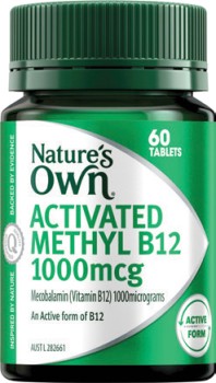 Natures-Own-Activated-Methyl-B12-1000mcg-60-Tablets on sale