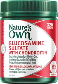 Nature%26rsquo%3Bs+Own+Glucosamine+Sulfate+with+Chondroitin+320+Tablets