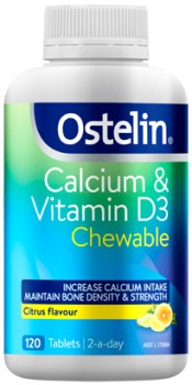 Ostelin-Calcium-Vitamin-D3-Chewable-120-Tablets on sale