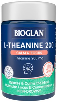 Bioglan+L-Theanine+200+Calm+%26amp%3B+Focus+60+Capsules