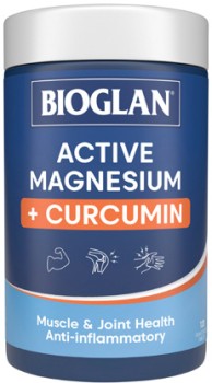 Bioglan-Active-Magnesium-Curcumin-120-Tablets on sale
