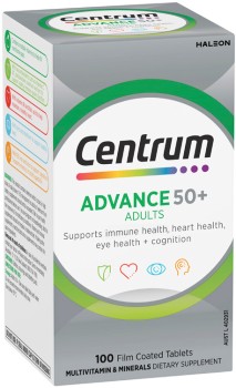 Centrum+Advance+50%2B+Multivitamin+100+Tablets