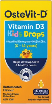 OsteVit-D-Vitamin-D3-Kids-Drops-15mL-Oral-Liquid on sale