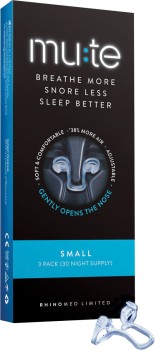 Mute+Snoring+Relief+Small+3+Pack