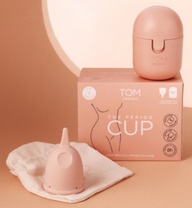 Tom+Organic+The+Period+Cup+Size+1+%2B+Convenient+Microwavable+Steriliser+Case