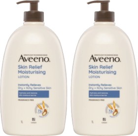 Aveeno-Skin-Relief-Moisturising-Lotion-Fragrance-Free-1-Litre on sale