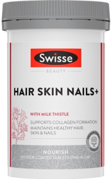 Swisse-Beauty-Hair-Skin-Nails-100-Tablets on sale