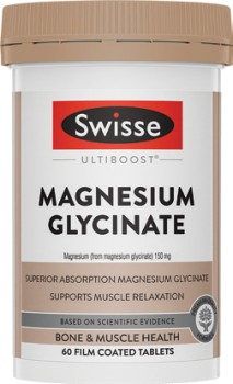 Swisse-Ultiboost-Magnesium-Glycinate-60-Tablets on sale