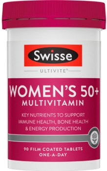 Swisse+Ultivite+Women%26rsquo%3Bs+50%2B+Multivitamin+90+Tablets