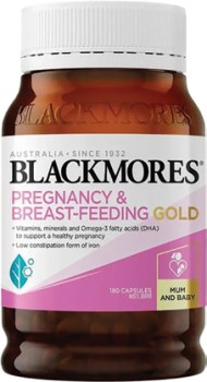 Blackmores+Pregnancy+%26amp%3B+Breast-Feeding+Gold+180+Capsules