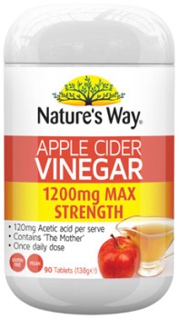 Nature%26rsquo%3Bs+Way+Apple+Cider+Vinegar+1200mg+90+Tablets