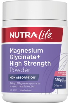 Nutra-Life+Magnesium+Glycinate+Berry+Flavour+Oral+Powder+180g
