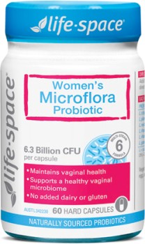 Life-Space-Womens-Microflora-Probiotic-60-Capsules on sale