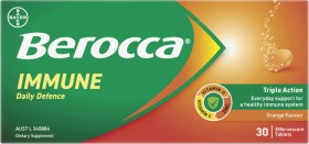 Berocca+Immune+Daily+Defence+Orange+Flavour+30+Effervescent+Tablets
