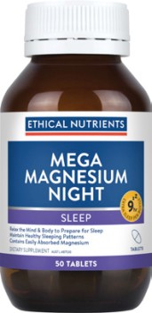 Ethical-Nutrients-Mega-Magnesium-Night-50-Tablets on sale