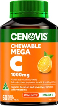 Cenovis+Chewable+Mega+C+1000mg+60+Tablets