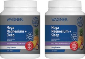 Wagner-Mega-Magnesium-Sleep-Tropical-400g on sale