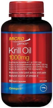 Microgenics+Krill+Oil+1000mg+60+Capsules