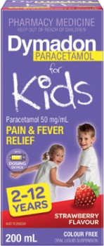 Dymadon+Kids+2-12+Years+Strawberry+200mL