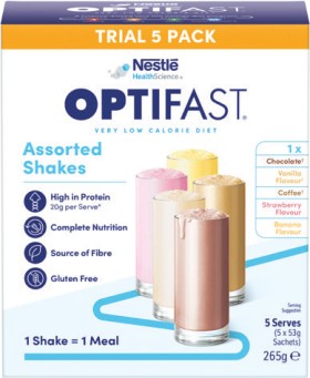 Optifast-VLCD-Shake-Assorted-Flavour-Pack-5-x-53g-Sachets on sale