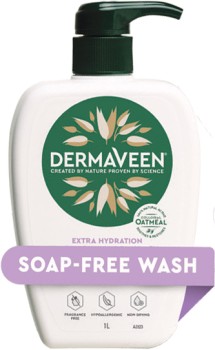 DermaVeen+Extra+Hydration+Soap-Free+Wash+1+Litre
