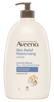 Aveeno+Skin+Relief+Moisturising+Lotion+Fragrance+Free+1+Litre