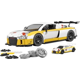 Mattel-Brick-Shop-Hot-Wheels-15-Audi-R8-LMS-Building-Toy-Kit on sale