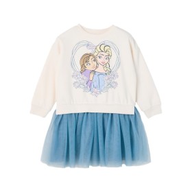Disney+Frozen+Long+Sleeve+Knit+Tulle+Dress