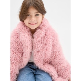 Long-Sleeve-Faux-Fur-Coat on sale