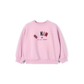 Australian-Cotton-Blend-Long-Sleeve-Fashion-Sweat-Top-Pink on sale
