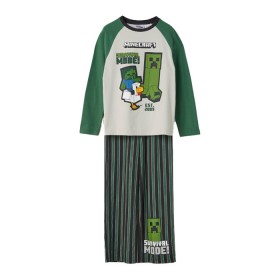 Minecraft+Australian+Cotton+Older+Boys+Pyjama+Set