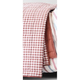 Parker+Gingham+Comforter+Set+-+Rustic+Brown