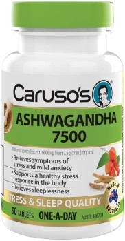 Carusos-Ashwagandha-Withania-7500-50-Tablets on sale