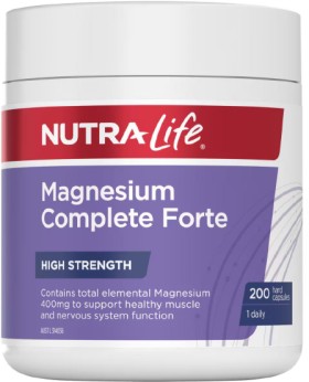 Nutra-Life-Magnesium-Complete-Forte-200-Capsules on sale