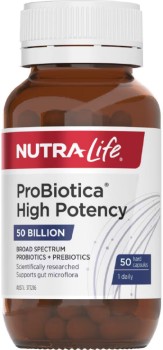Nutra-Life-ProBiotica-High-Potency-50-Billion-50-Capsules on sale