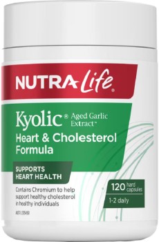 Nutra-Life-Kyolic-Aged-Garlic-Extract-Heart-Cholesterol-120-Capsules on sale