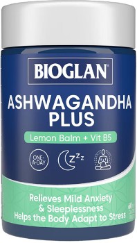 Bioglan+Ashwagandha+Plus+60+Tablets