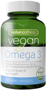 Naturopathica+Vegan+Omega+3+60+Capsules