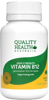 Quality+Health+Vitamin+B12+1000mcg+90+Tablets