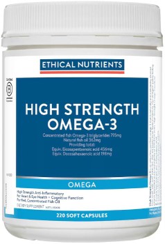Ethical+Nutrients+High+Strength+Omega-3+220+Capsules