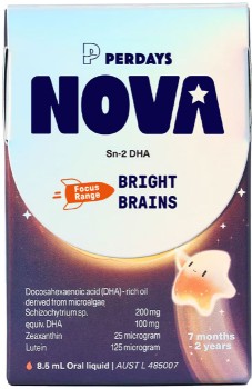 Perdays+Nova+Kids+Bright+Brains+DHA+Liquid+8.5ml