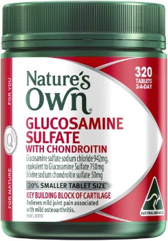 Natures-Own-Glucosamine-Sulfate-with-Chondroitin-320-Tablets on sale