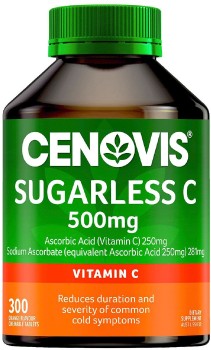 Cenovis-Sugarless-Vitamin-C-500mg-Orange-300-Tablets on sale