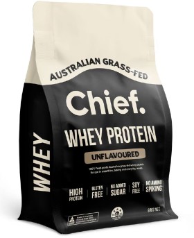 Chief-WPC-Powder-Unflavoured-900g on sale