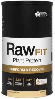 Amazonia+RawFit+Plant+Protein+Perform+%26amp%3B+Recover+Creamy+Vanilla+500g