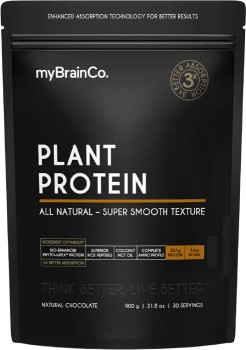 Mybrainco-Plant-Protein-Powder-Chocolate-900g on sale