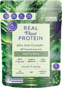 Power+Super+Foods+Real+Plant+Protein+Natural+400g