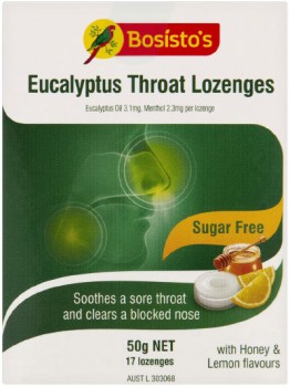 Bosisto%26%23039%3Bs+Eucalyptus+Throat+Lozenges+Sugar+Free+50g