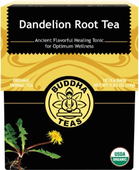 Buddha+Teas+Organic+Dandelion+Root+Tea+Bags+18+Pack