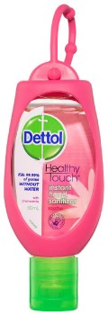 Dettol-Instant-Hand-Sanitiser-Soothe-with-Pink-Clip-50ml on sale